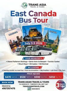Quebec, Montreal and Ottawa